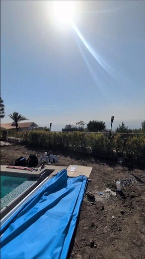 New automatic pool safety cover installation for this Pacific Palisades mansion!