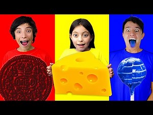 24 HOURS EATING ONLY ONE COLOR!! * IF YOU EAT ANOTHER COLOR YOU LOSE *