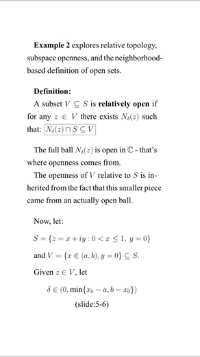 CA011: Complex Function Examples — Limits, Continuity, Relative Openness