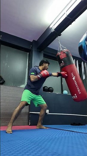 Learning the basics, building the power. Boxing training #boxing #boxingtraining