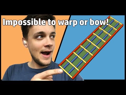 A better planer flattening sled using a torsion box.