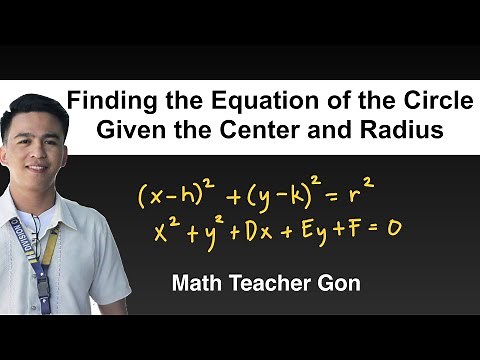 Finding the Equation of the Circle Given the Center and Radius - Pre Calculus Grade 11
