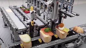 LEGO Tapas Assembly Line Factory Serves Snacks and Fun