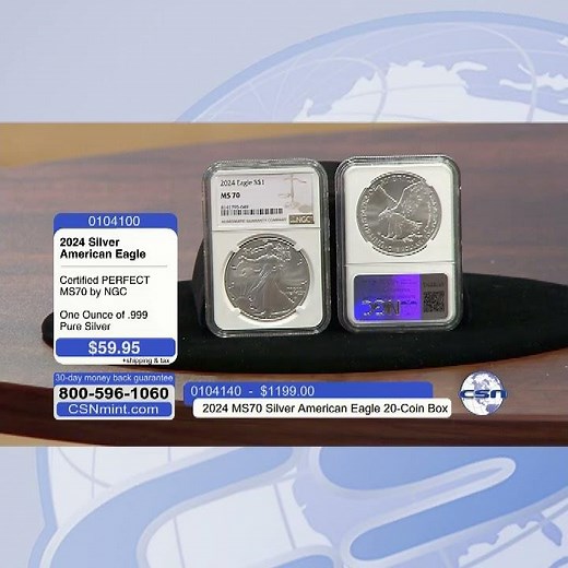 2024 NGC MS70 Silver Eagle