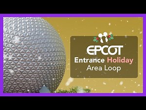 Entrance Holiday Area Loop - Epcot