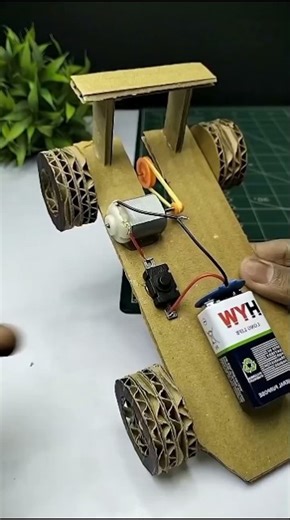 How To Make Rc Motor Car Science Project #trendingshorts #scienceproject #scienceexperiment #short