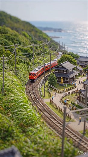 The Most Scenic Miniature Train Ride Along the Japanese Coast