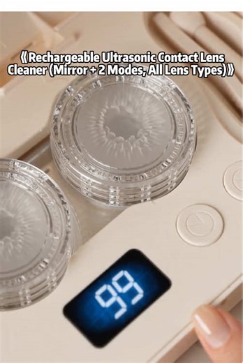 Ultrasonic Cleaner Review: Effective Contact Lens Cleaning