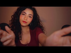 ASMR Touching Your Face While I Whisper for Deep Sleep 💤