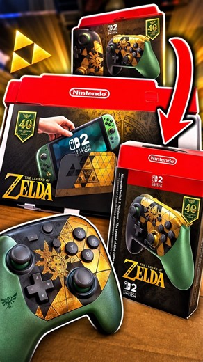 ZELDA SWITCH 2 LIMITED EDITION GELEAKT?! 😱💚 | 40 Jahre Zelda #zelda #nintendo