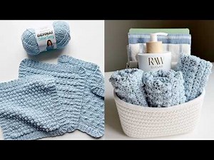 Crochet Summer Tide Dishcloths Tutorial