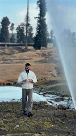 Misab l 🌍 on Instagram: "In winters While traveling in inner parts of Kashmir you can witness this types of ice pyramid’s, this happens due to the extreme low temperature , which causes the leakage to get frozen, you can witness this mostly in drung waterfall to thangmurg route"
