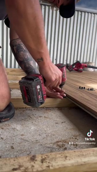 Using Bunnings product Eko Deck