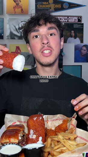 Chili's Mukbang: Full Eating Video with Mozzarella Sticks
