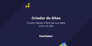 Criador de Sites com IA: Fácil e com Domínio Grátis | HostGator
