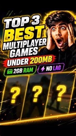 ‎2GB RAM MULTIPLAYER GAMES | 200MB 🔥 | NO LAG