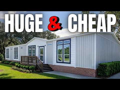 The "BIG JOHN" is a LARGE mobile home WITHOUT the large PRICE! Prefab House Tour