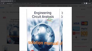 Engineering circuit analysis william h. hayt 9th edition solutions manual pdf