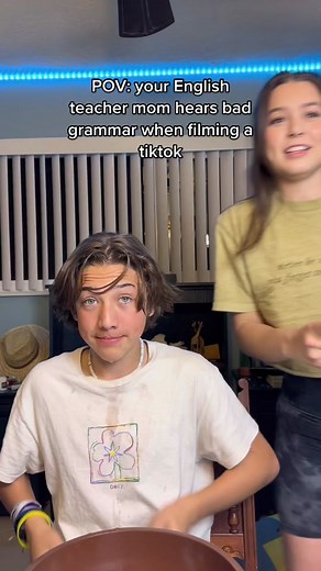 The classic dangling participle tho #mom #family #lilbro #bigsister #taylorswift #grammar #comedy #teachers
