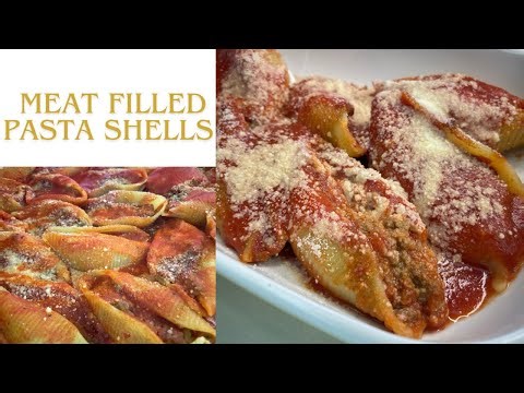 Meat Stuffed Pasta Shells