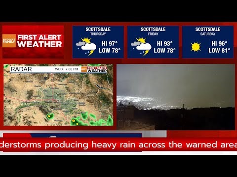 LIVE NOW: Severe thunderstorms move into metro Phoenix