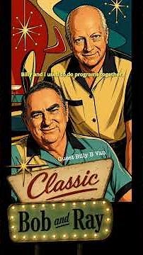 Bob and Ray’s Funny Forgotten Moments #vintage #sketchcomedychannel #retro