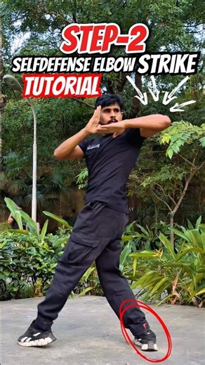 Selfdefense elbow strike tutorial 🥋💥#selfdefense #elbowstrike #trending #viral #shorts #mma #ufc