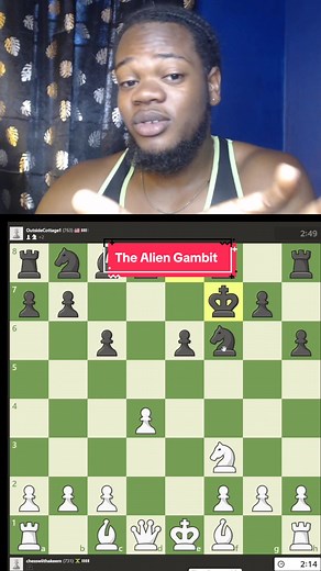 The Alien gambit - I'm not sure if I played this the right way actual maybe Queen d3 was more forcing than Bd3 ? #chess #chesstips #gambit #chesswithakeem #opening #fyp