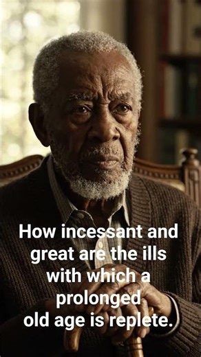 How incessant and great are the ills with which a prolonged old age is replete.