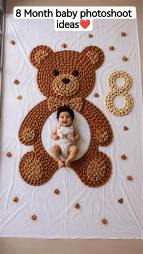 8 Month old Baby photoshoot ideas #8monthold #monthlybabyphotoshoot #babyphotoshoot