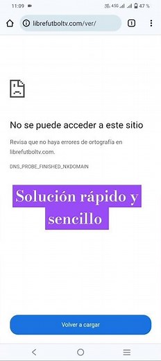 solución a dns_probe_finished_nxdomain