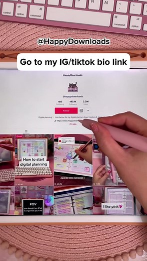 7.6K views · 126 reactions | How to start digital planning for free! Download free digital planners from my Instagram/tiktok bio link @HappyDownloads  #digitalplanning #goodnotes #goodnotesplanner #ipadplanner #ipad #ipadnotes #digitalplanningcommunity | HappyDownloads | Facebook