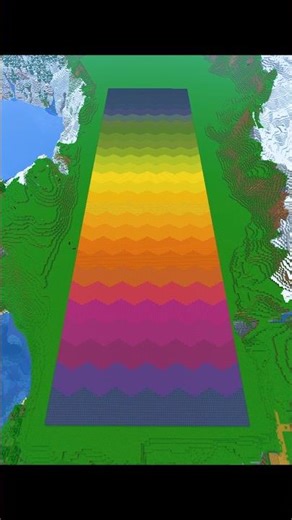 Minecraft Dark Purple to Crimson to Orange to Yellow to Green to Black Gradient