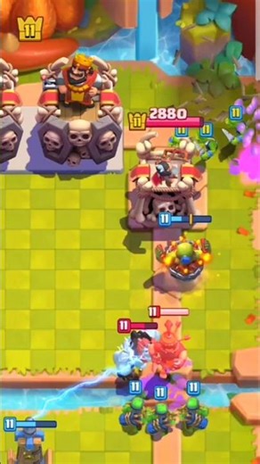 Goblin demolisher gives his life ☠️ #clashroyale