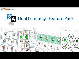 Dual Language Feature Pack | Translation Add-on to Widgit Online