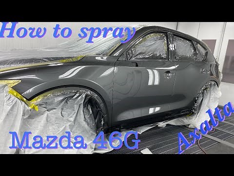 How To Spray Mazda 46G Machine Gray
