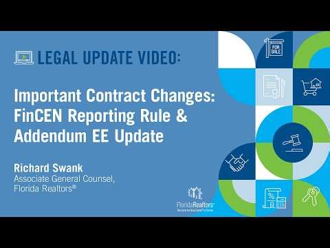 Legal Update: Contract Changes for FinCEN Requirements & Addendum EE