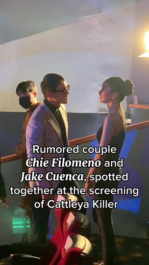 1.8M views · 3.3K reactions | #ChieFilomeno shows support for her rumored boyfriend #JakeCuenca’s new series #CattleyaKiller.#ABSCBN #Kapamilya | ABS-CBN | Facebook