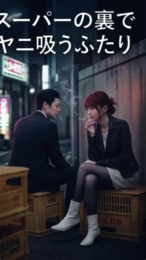 真人版在超市后门吸烟的俩人 爆肝加班也要出啊~啊啊啊啊啊啊 #新番女主 #在超市后门吸烟的二人#七月新番
