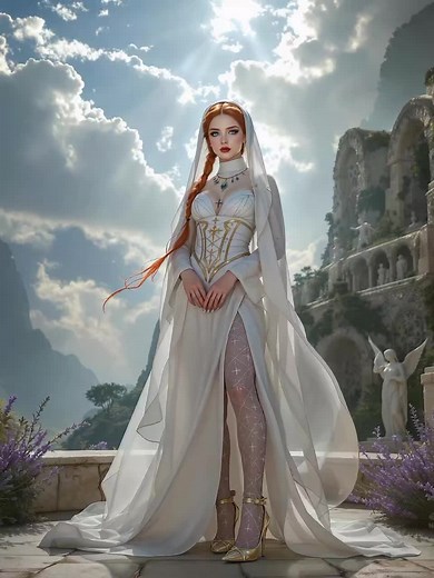Stunning AI Art Featuring Beautiful Nuns