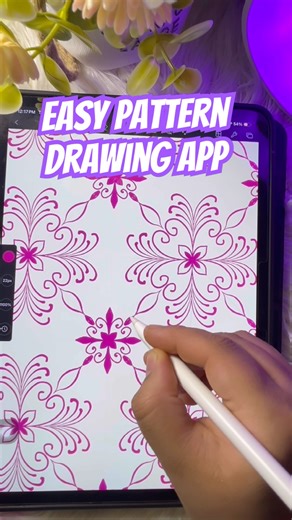 I Found the Best Pattern Design App 🤩 #drawing #art