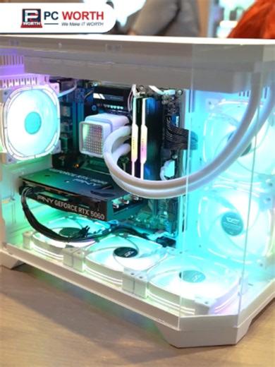 LEVEL UP NA ANG SETUP MO, BOSSING! ⚡ Hindi na kailangan maghintay para ma-experience ang smooth performance! Sa PC Worth, pwede mong iuwi ang dream PC mo today with up to 12 months installment via credit card. Built for gaming, work, editing, streaming, at lahat ng demanding tasks na kailangan ng reliable performance. - GEFORCE RTX 5060 PNY OC 8GB GDDR7 DUAL FAN - INTEL CORE ULTRA 7 265 (LGA1851) WITH COOLER (BOXED) - GIGABYTE B860M DS3H WIFI6E DDR5 MATX LGA1851 - HIKSEMI FUTURE RGB BLACK 16GBX2