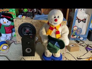 Snowflake spinning frosty the snowman speaker mod 🔈