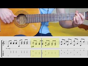 Yesterday Beatles guitar lesson. Tabs. Chords. Notes.