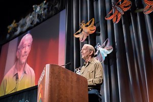 "Science now shows that plants appear to be sentient beings. They perceive light, smell, touch, water, and many more variables than we do. They can learn, remember and communicate." - Kenny Ausubel, Bioneers Co-Founder and CEO Watch his full talk here: https://bioneers.org/kenny-ausubel-imagining-our-way-out-of-the-unimaginable-bioneers-2016/ | Bioneers
