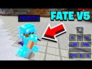 FATE CLIENT V5 FOR MCPE! | NEW FREELOOK, DIRECTION HUD! (Minecraft Bedrock)