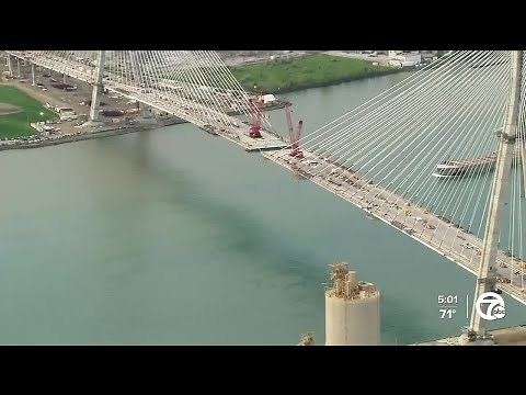 Final steps begin to connect Gordie Howe bridge with only 85 feet between sides