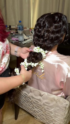 Stunning Indian Bridal Hairstyle | Hair Products and Tips