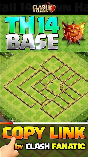 TH14 Ranked 🐸 Battle Base Copy | #clashofclans #cocbase #th14legendbase #shorts