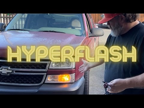 How to fix LED HYPERFLASH, 99-07 Chevy Silverado. Parts list in description!
